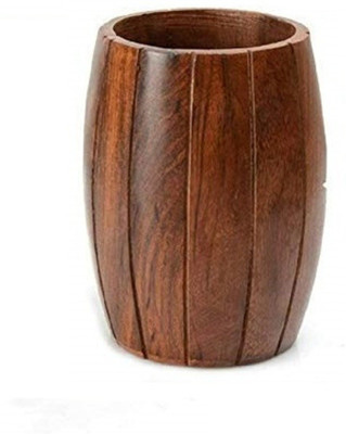 INGENIOUS STORES 1 Compartments WOOD DESK ORGANIZER(Brown)