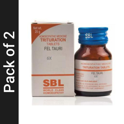 SBL Fel Tauri 6X Tablets(2 x 25 g)