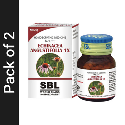 SBL Echinacea Angustifolia 1X Tablets(2 x 25 g)