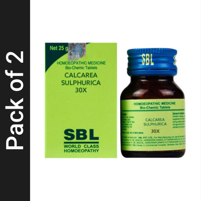 SBL Calcarea Sulphurica 30X Tablets(2 x 25 g)