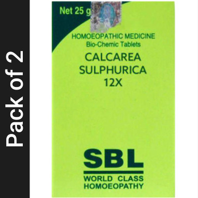 SBL Calcarea Sulphurica 12X Tablets(2 x 25 g)