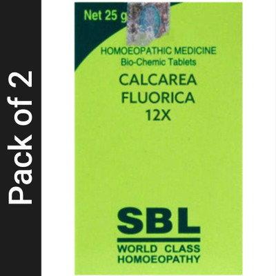 SBL Calcarea Fluorica 12X Tablets(2 x 25 g)