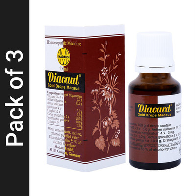 ADEL Diacard Gold Madaus Drops(3 x 25 ml)