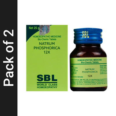 SBL Natrum Phosphorica 12X Tablets(2 x 25 g)