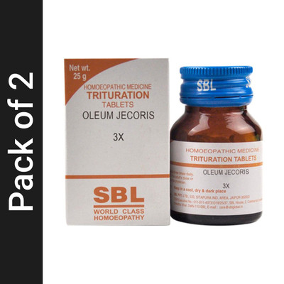 SBL Oleum Jecoris 3X Tablets(2 x 25 g)