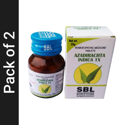 SBL Azadirachta Indica 1X Tablets(2 x 25 g)