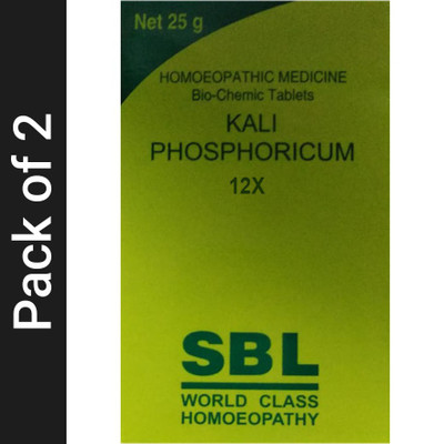 SBL Kali Phosphoricum 12X Tablets(2 x 25 g)