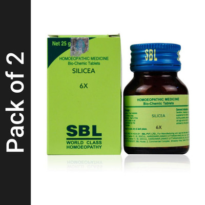 SBL Silicea 6X Tablets(2 x 25 g)