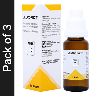 ADEL 18 Glucorect Drops(3 x 20 ml)