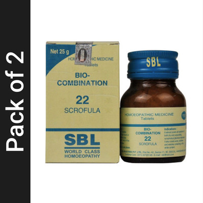 SBL Bio-Combination 22 Tablets(2 x 25 g)