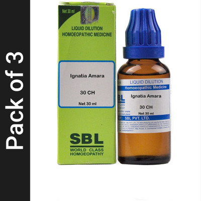 SBL Ignatia Amara 30 CH Dilution(3 x 30 ml)
