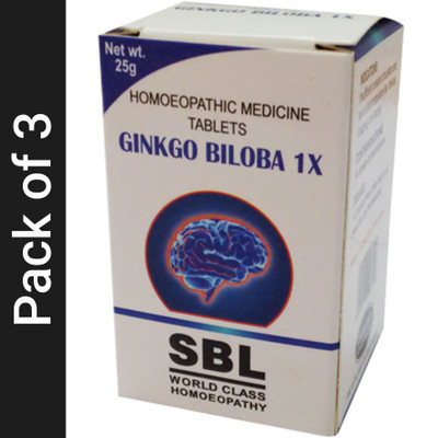 SBL Ginkgo Biloba 1X Tablets(3 x 25 g)