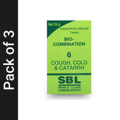 SBL Bio-Combination 6 Tablets(3 x 25 g)