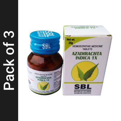 SBL Azadirachta Indica 1X Tablets(3 x 25 g)