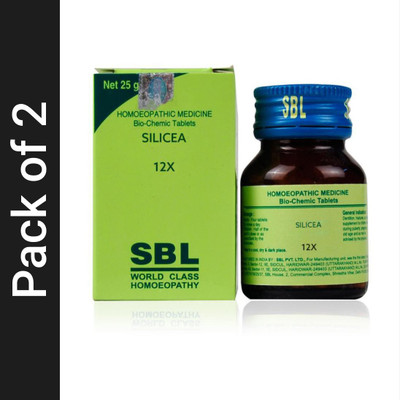 SBL Silicea 12X Tablets(2 x 25 g)