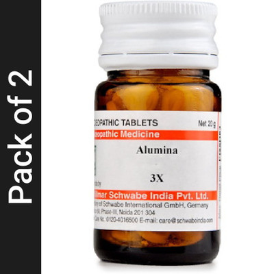Dr.Willmar Schwabe India Alumina 3X Tablets(2 x 20 g)
