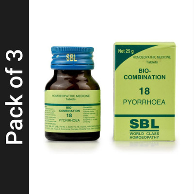 SBL Bio-Combination 18 Tablets(3 x 25 g)