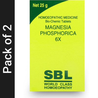 SBL Magnesia Phosphorica 6X Tablets(2 x 25 g)