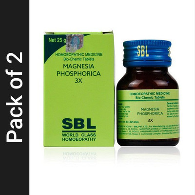 SBL Magnesia Phosphorica 3X Tablets(2 x 25 g)