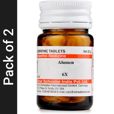 Dr.Willmar Schwabe India Alumen 6X Tablets(2 x 20 g)