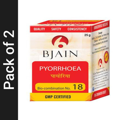 Bjain Bio-Combination No. 18 Tablets(2 x 25 g)