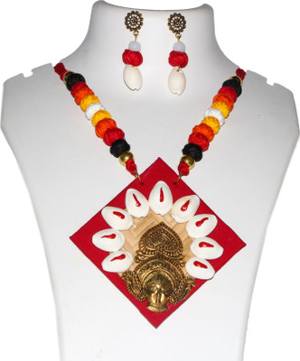 rayie collection Fabric Multicolor Jewellery Set(Pack of 1)