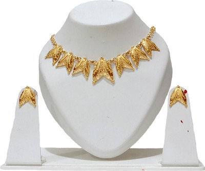 balaji gold Copper Gold-plated Gold Jewellery Set(Pack of 1)