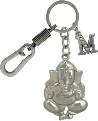 HANDSOME ISK Lord Ganesha Blessings Attractive Metallic design with Latter M and High Quality Locking Lock, you can also use as a Perfect way for carrying your Car, Bike, Scuty, Home or Office keys in style also it’s a Creative Gift you can give to your love once Key Chain HANDSOME ISK Lord Ganesha Blessings Attractive Metallic design with Latter M and High Quality Locking Lock, you can also use as a Perfect way for carrying your Car, Bike, Scuty, Home or Office keys in style also it’s a Creative Gift you can give to your love once Key Chain