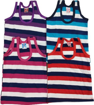 PK Collection Vest For Boys & Girls Pure Cotton(Multicolor, Pack of 4)