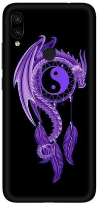 aadia REDMI NOTE 7 Mobile Skin(Black, Purple)