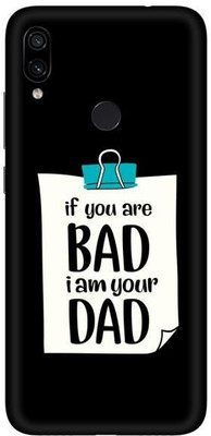 aadia REDMI NOTE 7 Mobile Skin(Black, White)