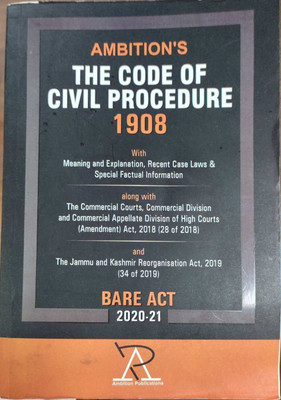 The Code Of Civil Procedure 1908(Paperback, Alok Kumar Ranjan)