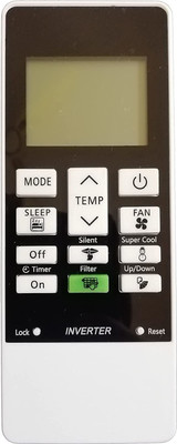 LipiWorld 168D AC Remote Control Compatible for  AC HITACHI Remote Controller(White)