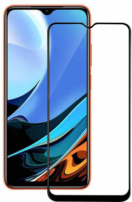DMJHP Edge To Edge Tempered Glass for mi Redmi 9 Power(Pack of 1)