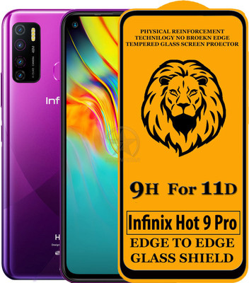 SEVEN7STAR Edge To Edge Tempered Glass for Infinix Hot 9 Pro(Pack of 1)