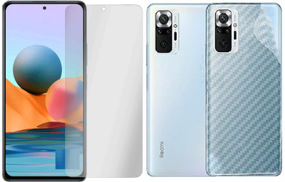GLASS STAR Front and Back Screen Guard for REDMI NOTE 10 PRO(Pack of 2)
