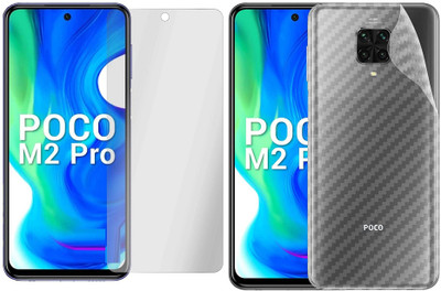 GLASS STAR Front and Back Screen Guard for POCO M2 PRO(Pack of 2)