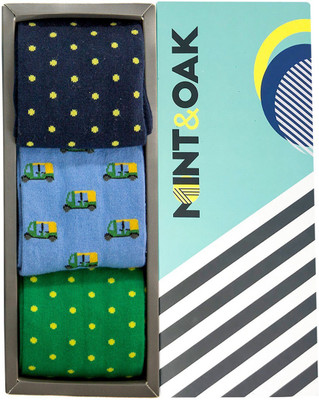 Mint and Oak Men Calf Length(Pack of 3)