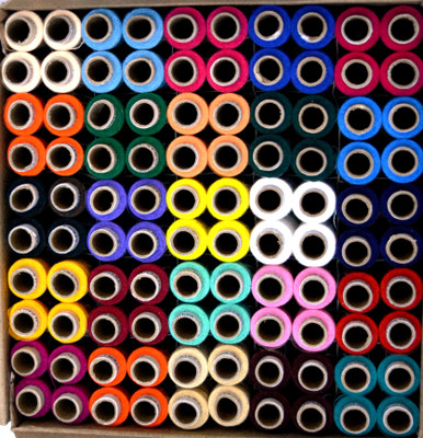 SHINING MOON Multi Color Thread(150 m Pack of100)