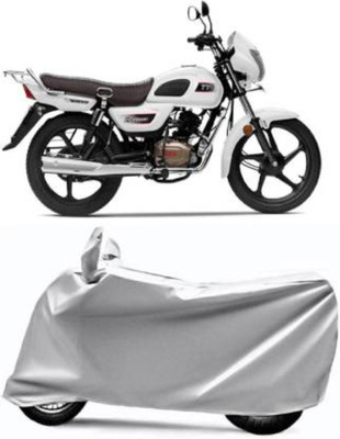 eero Waterproof Two Wheeler Cover for Universal For Bike(Silver)