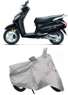 eero Waterproof Two Wheeler Cover for Universal For Bike(Silver)