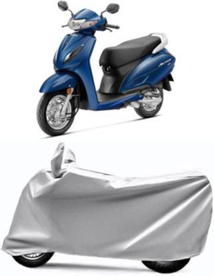 eero Waterproof Two Wheeler Cover for Universal For Bike(Silver)