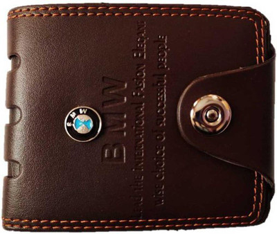 shippy Men Formal Brown Artificial Leather Wallet(9 Card Slots)