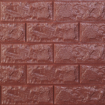 Skywall 77 cm 3D BRICK WALL STICKER FOR WALL Self Adhesive Sticker(Pack of 5)