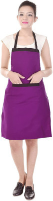 SWITCHON Polyester Home Use Apron - Free Size(Purple, Single Piece)