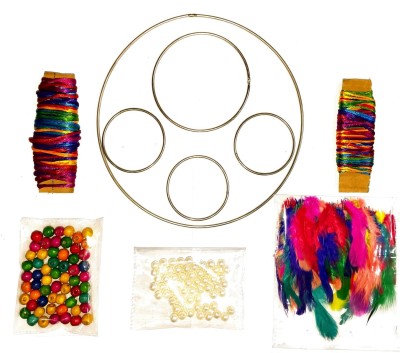 KHUSHA CREATIONS DIY Dream Catcher Making Kit / Hobby Craft / Make Your Dreamcatcher