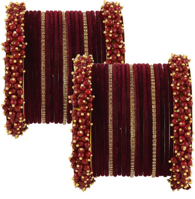 NMII Metal Zircon Bangle Set(Pack of 42)