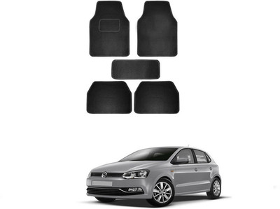 JVG Fabric Standard Mat For  Volkswagen Universal For Car(Black)