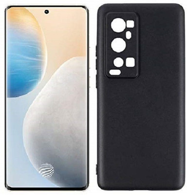 Velfo Back Cover for Vivo X60 Pro Plus (5G)(Black, Silicon, Pack of: 1)