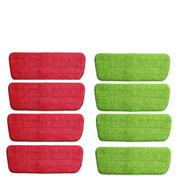 Birud Microfiber Spray Mop Replacement Head Pads - Set of 8 Wet and Dry Microfiber Cleaning Cloth(8 Units)